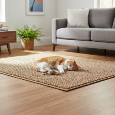 tapis griffoir chat protection meubles salon