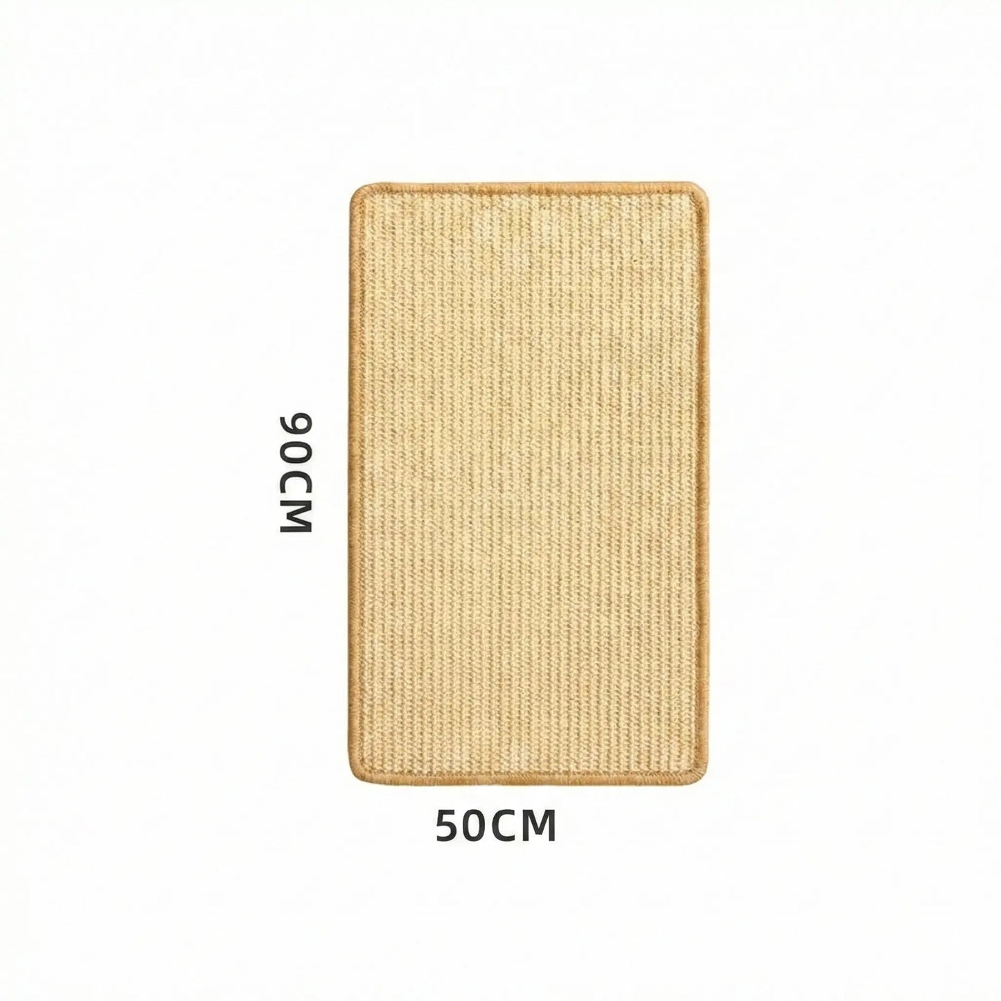tapis griffoir chat 50x90cm format rectangulaire sisal