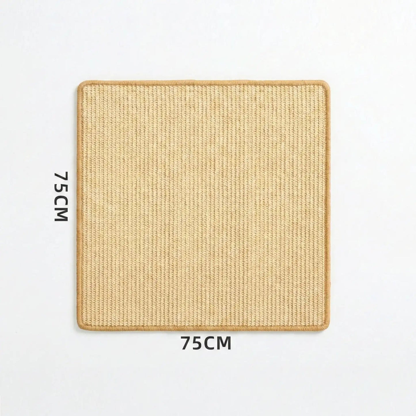 tapis griffoir chat 75x75cm grande surface sisal