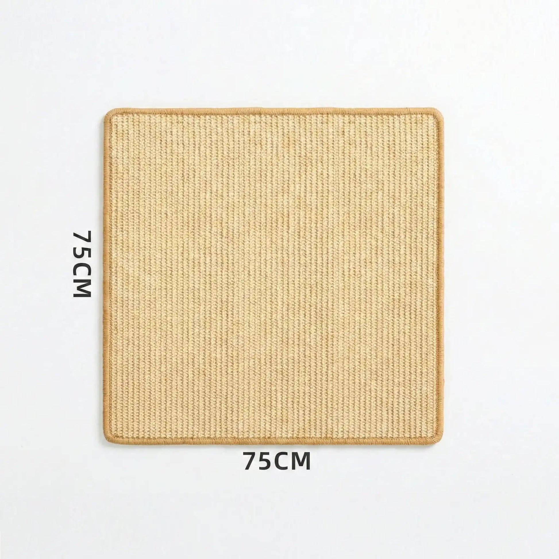 tapis griffoir chat 75x75cm grande surface sisal