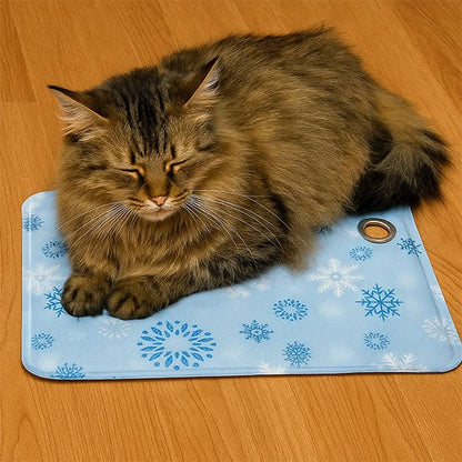 tapis rafraichissant chat doux antidérapant confort quotidien