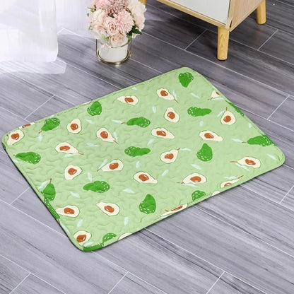 tapis rafraichissant pour chat couleur verte